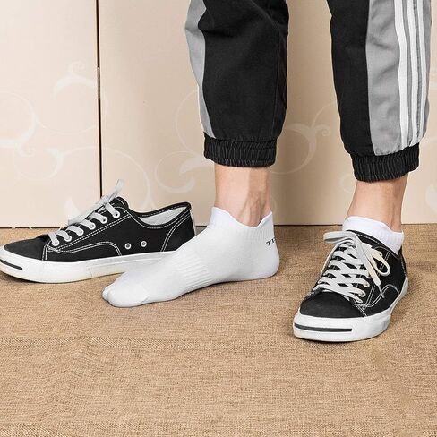 Tisoks Mens and Womens Titanium Anti Odor Deodorant Sports Ankle Socks for Athletes Feet in Saudi Arabia