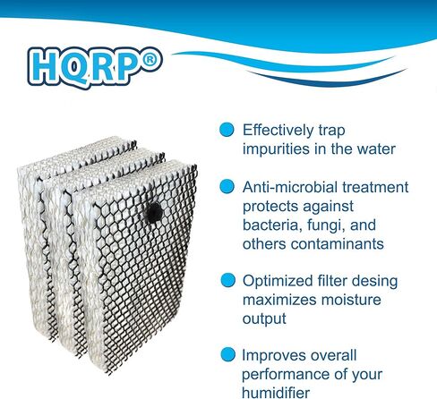 HQRP Filter 6-Pack Compatible with Bionaire BCM4600 BCM4655 BCM4655-CN BCM5520 BCM5520RC BCM5521 Humidifier in Saudi Arabia