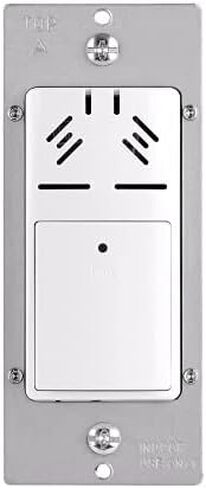 Eaton HDFS3P1-W-L Humidity Sensor and Fan Control, 15A, Flush Mount, 120V, 1/4HP, Single Pole, White in Saudi Arabia