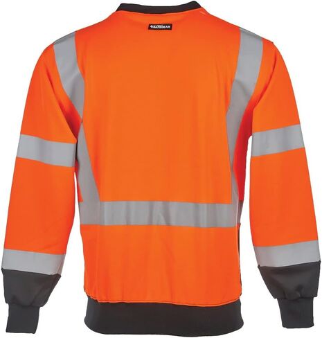 J. J. Keller & Associates, Inc. High Visibility Unisex Crew Neck Sweatshirt, ANSI Class 3, SAFEGEAR in Saudi Arabia