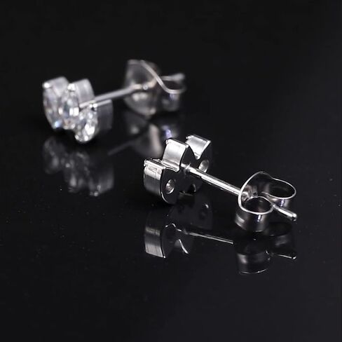 Limerencia Pure Titanium Hypoallergenic Earrings | CZ Crown Cubic Zirconia | Implant Grade Piercing jewelry| Suitable for Sensitive Ears Delicate Jewelry in Saudi Arabia