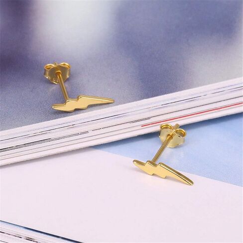 Tiny Cartilage S925 Sterling Silver Stud Earrings for Women Men Girls Geometric Minimalist Small Tragus Cute Huggie Piercing Studs Post Jewelry Gifts for Birthday Bff Daughter in Saudi Arabia