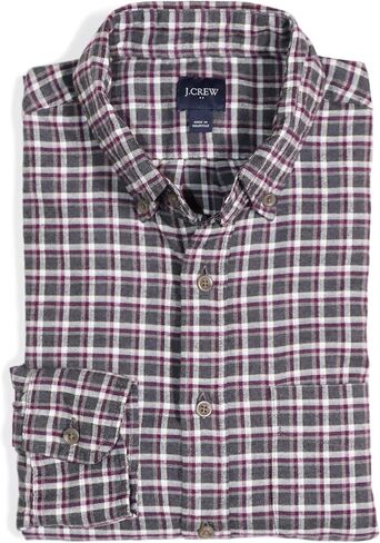 J.Crew Mercantile Men's Slim Fit Light-Weight Plaid Flannel Shirt in Saudi Arabia