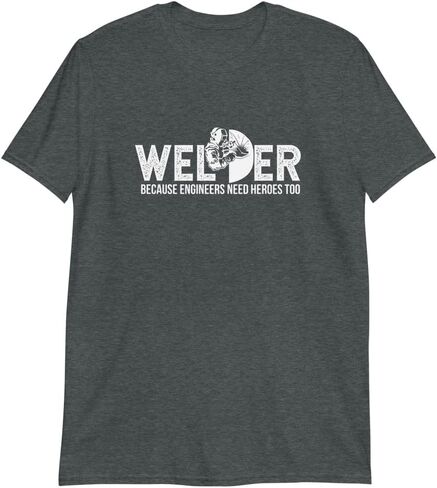 Welder Because Engineers Need Heroes Too T-Shirt, Funny Welder Shirt, Welder Shirt, Welding Gift, Welding Shirt, Union Worker in Kuwait