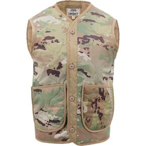 John Ownbey Company Men's Woobie Vest Poncho Liner Quilted Puff Vest Made in USA in Saudi Arabia