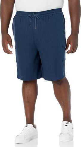 Cubavera Men's Drawstring Linen Cargo Short in Saudi Arabia
