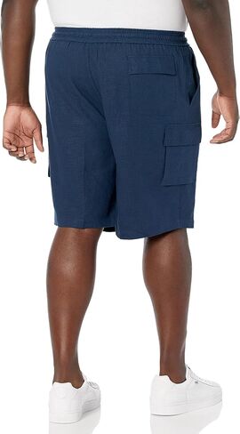 Cubavera Men's Drawstring Linen Cargo Short in Saudi Arabia