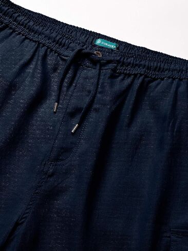 Cubavera Men's Drawstring Linen Cargo Short in Saudi Arabia