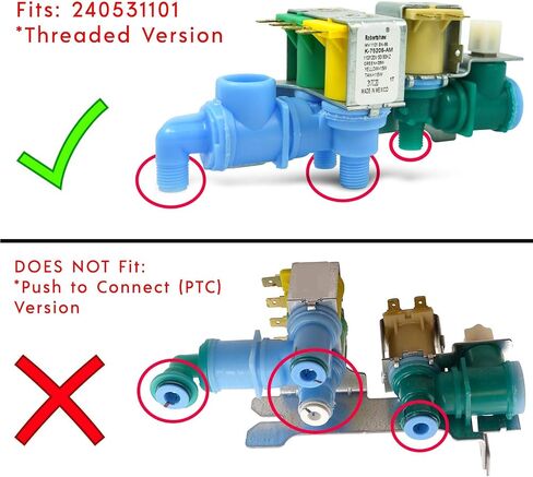 ForeverPRO 240531101 241734301 2403218A Water Valve for Frigidaire Refrigerator in Saudi Arabia