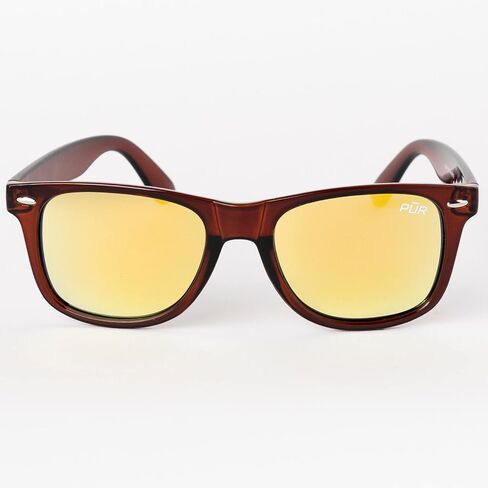PUR Shades Classic Polarized Sunglasses For Men Women with 100% UV400 Protection Mirror Glasses - Wayfarer Style With Case in Saudi Arabia