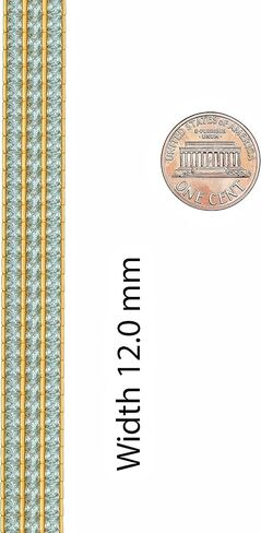 LIFETIME JEWELRY Princess Cut Cubic Zirconia Classic Tennis Bracelet 24k Gold Plated in Kuwait