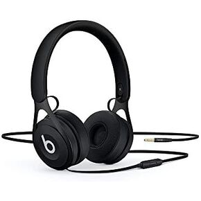 Beats EP Wired On-Ear Headphones - Battery Free for Unlimited Listening, Built in Mic and Controls - Black in Saudi Arabia
