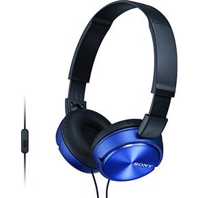 Sony MDR-ZX310AP ZX Series Wired On Ear Headphones with mic, Blue in Kuwait