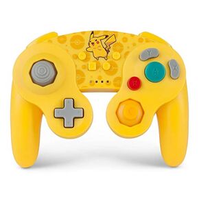 PowerA Wired GameCube Style Controller for Nintendo Switch - Mario, Gamepad, Wired Video Game Controller, Gaming Controller, GameCube Controller - Nintendo Switch in Kuwait