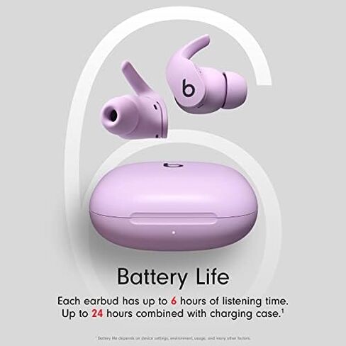Beats Fit Pro - True Wireless Noise Cancelling Earbuds with $25 Amazon Gift Card - Apple H1 Headphone Chip, Compatible with Apple & Android, Class 1 Bluetooth®, Built-in Microphone - Stone Purple in Saudi Arabia