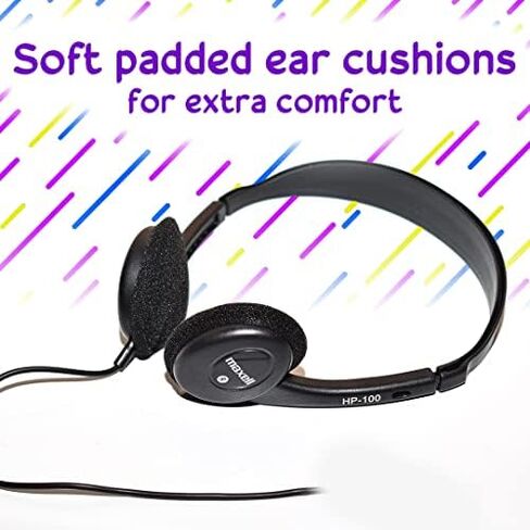 Maxell 190319 Stereo Headphone, Black (Packaging May Vary) in Saudi Arabia