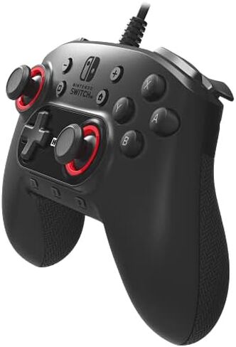 HORI Nintendo Switch HORIPAD Plus+ Wired Controller for first person shooters, battle royales and more - Officially Licensed by Nintendo in Saudi Arabia