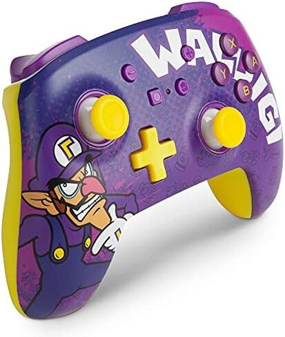PowerA Enhanced Wireless Controller for Nintendo Switch - Waluigi, Nintendo Switch Lite, Gamepad, game controller, Bluetooth controller, rechargeable in Saudi Arabia
