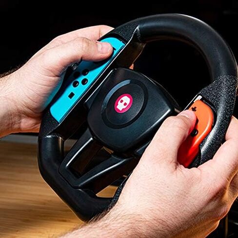 Numskull Nintendo Switch Joy-Con Steering Wheel Table Attachment, Switch Racing Wheel Accessory,Black in Saudi Arabia