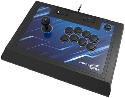 HORI PlayStation 5 Fighting Stick Alpha - Tournament Grade Fightstick for PS5, PS4, PC - Officially Licensed by Sony in Saudi Arabia