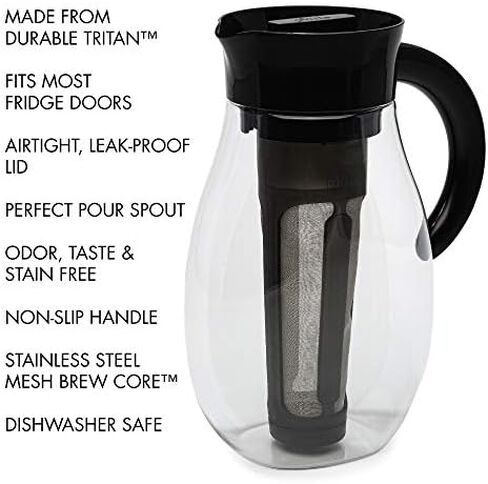 اداة صنع المشروبات الباردة بنكهات اب من بريمولا PFUBK-3927 ، 2.7 كوارت، اسود in Kuwait