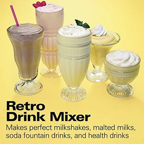 Hamilton Beach 730C DrinkMaster Classic Drink Mixer, 28 oz Mixing Cup, Chrome in Saudi Arabia