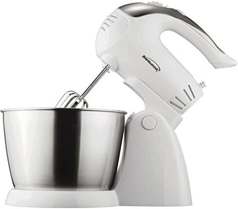 Brentwood Stand Mixer, 5-Speed + Turbo, White in Saudi Arabia