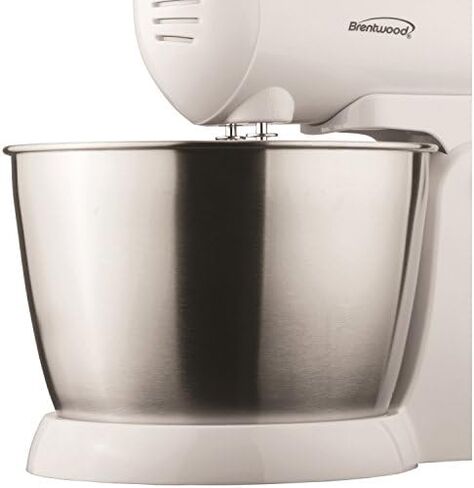Brentwood Stand Mixer, 5-Speed + Turbo, White in Saudi Arabia
