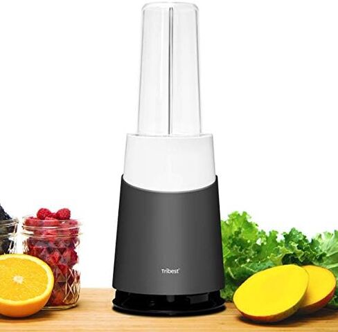 Tribest PB-430GY-A Personal Blender II, Mason Jar Ready Personal Blender with Mason Jar Mug, Gray in Saudi Arabia