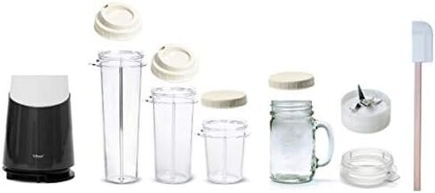 Tribest PB-430GY-A Personal Blender II, Mason Jar Ready Personal Blender with Mason Jar Mug, Gray in Saudi Arabia