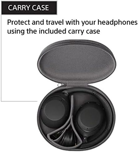 Sony WH-XB910N EXTRA BASS Noise Cancelling Headphones, Wireless Bluetooth Over the Ear Headset with Microphone and Alexa Voice Control, Black in Kuwait