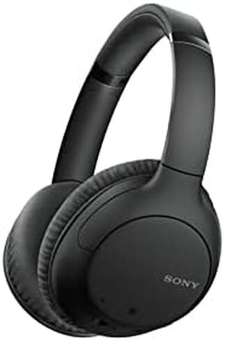 Sony Noise Cancelling Headphones WHCH710N: Wireless Bluetooth Over The Ear Headset with Mic for Phone-Call and Alexa Voice Control, Black in Saudi Arabia