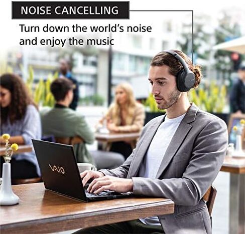 Sony Noise Cancelling Headphones WHCH710N: Wireless Bluetooth Over The Ear Headset with Mic for Phone-Call and Alexa Voice Control, Black in Saudi Arabia