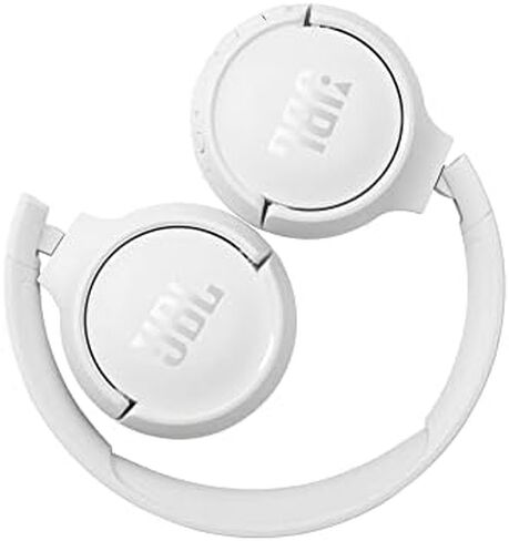 JBL Tune 510BT: Wireless On-Ear Headphones with Purebass Sound - Black & FLIP 5, Waterproof Portable Bluetooth Speaker, White, 3.6 x 3.6 x 8.5 in Saudi Arabia