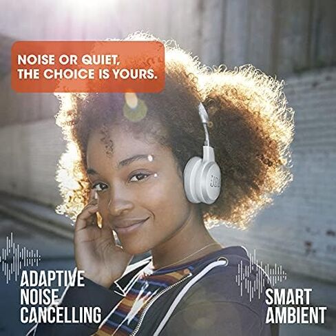 JBL Live 460NC Wireless On-Ear Noise Cancelling Headphones with Long Battery Life and Voice Assistant Control - Black, Medium and JBL Go 3 Portable Speaker with Bluetooth in Saudi Arabia