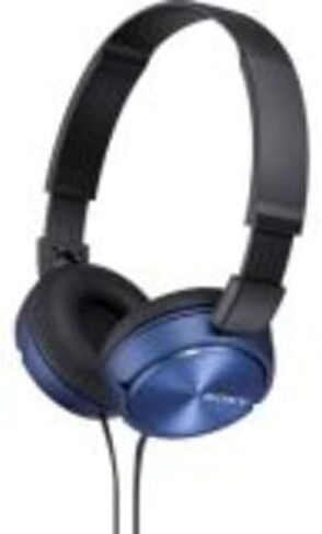 Sony MDR-ZX310AP ZX Series Wired On Ear Headphones with mic, Blue in Kuwait