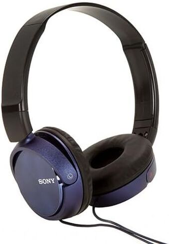 Sony MDR-ZX310AP ZX Series Wired On Ear Headphones with mic, Blue in Kuwait
