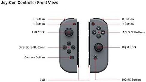Nintendo Joy-Con (L/R) - Neon Red/Neon Blue in Kuwait