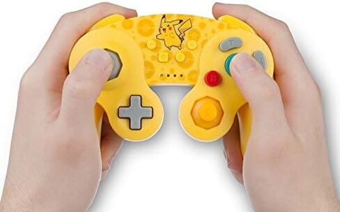 PowerA Wired GameCube Style Controller for Nintendo Switch - Mario, Gamepad, Wired Video Game Controller, Gaming Controller, GameCube Controller - Nintendo Switch in Saudi Arabia