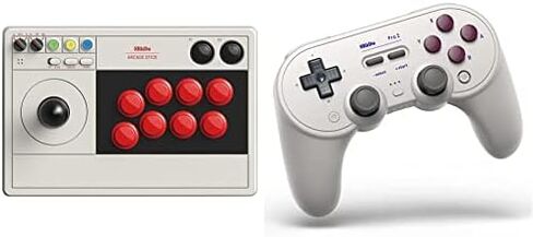 8Bitdo Arcade Stick for Switch & Windows, Arcade Fight Stick Support Wireless Bluetooth, 2.4G Receiver and Wired Connection in Saudi Arabia