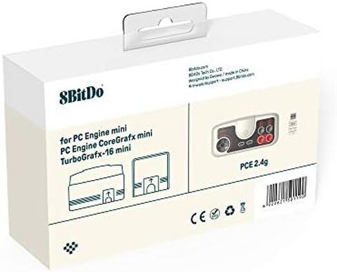 8Bitdo PCE Core 2.4G Wireless Gamepad for PC Engine Mini, PC Engine CoreGrafx Mini, TurboGrafx-16 Mini & Nintendo Switch (PCE Core Edition) in Kuwait