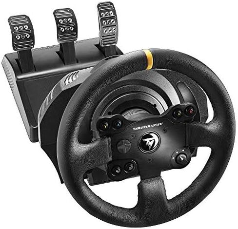 Thrustmaster TX RW Leather Edition (XBOX Series X/S, XOne & Windows) & TH8A Shifter (PS5, PS4, XBOX Series X/S, One, PC) in Kuwait
