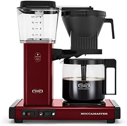صانع قهوة Moccamaster 53944 KBGV Select 10 أكواب، أحمر بلون التفاح، 1.25 لتر، 1.25 لتر in Kuwait