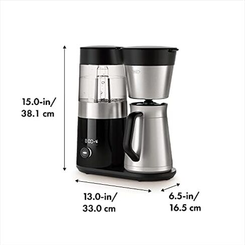 OXO Brew 9 Cup Stainless Steel Coffee Maker,Silver, Black in Saudi Arabia