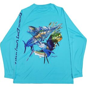 Bimini Bay Outfitters LTD Hook M' Men's Long Sleeve Fishing Shirt in Saudi Arabia