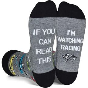 If You Can Read This Funny Socks, Novelty Beer Hockey Golfing Gaming Racing Skiing Pickleball Lovers Christmas Gift
