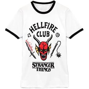 Stranger Things Hellfire Club T-Shirt Adults Mens Women Hawkins Outfit in Kuwait