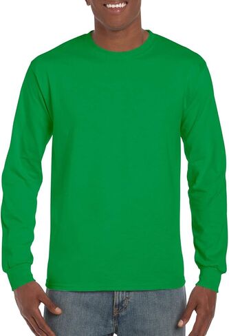 Cotton 6 oz. Long-Sleeve T-Shirt (G240) Irish Green, 4XL in Saudi Arabia