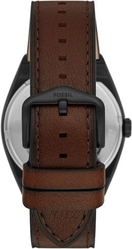 Fossil Everett Men's Automatic Watch with Mechanical Movement and Skeleton Dial in Saudi Arabia