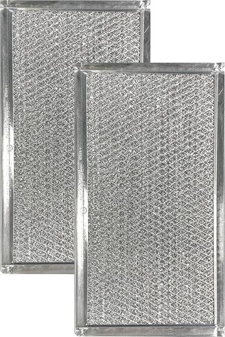 2 Pack-Air Filter Factory Replacement For AH207759, D140-C, 715290, 88368, 88370, 99010242, W10240990 Aluminum Mesh Grease Microwave Oven Range Hood Filters 6-7/8 X 15-9/16 X 3/32 Inches in Saudi Arabia